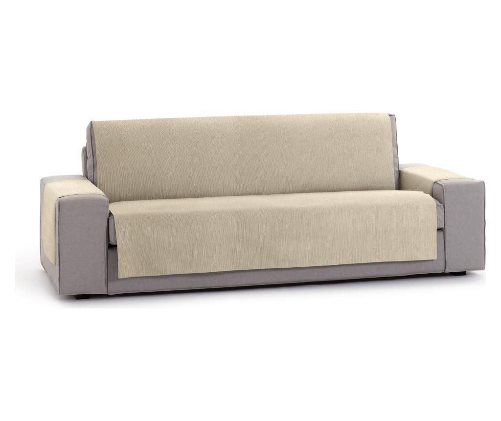 Husa pentru canapea cu 4 locuri Chenille Salva Beige 210-250 cm – Eysa, Crem Eysa